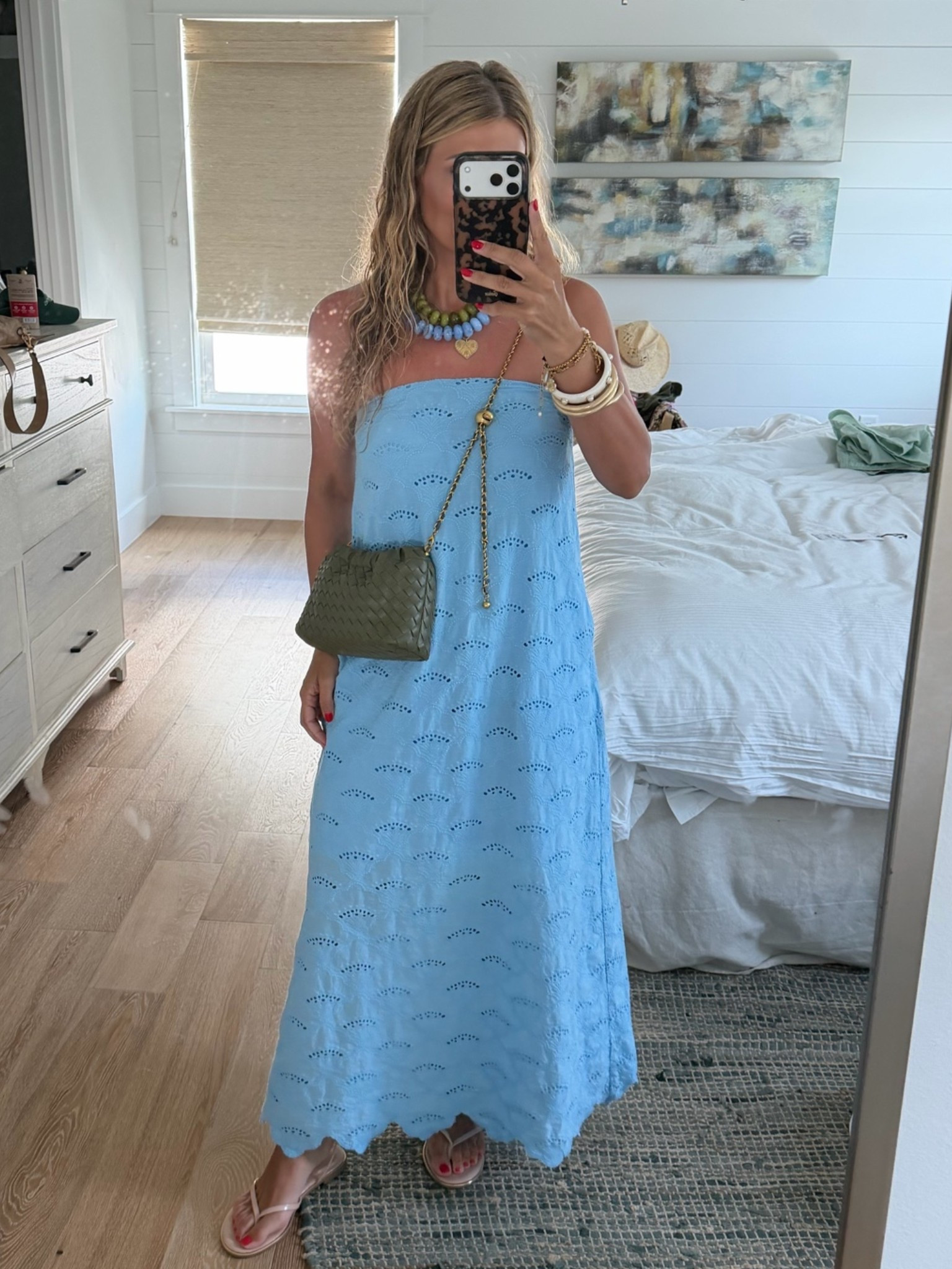 Dress is Emerson Charles