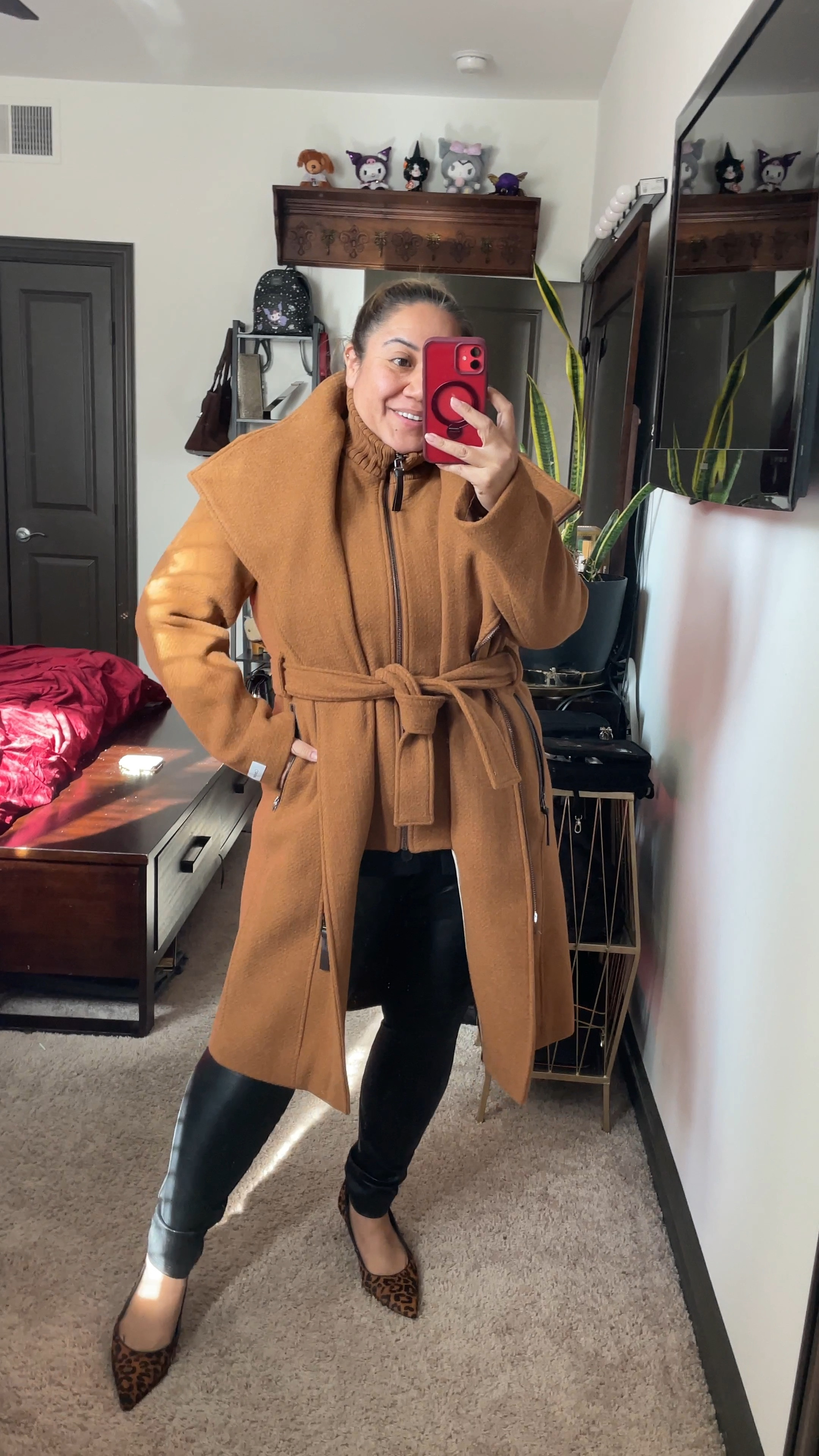 Excellent camel coat for travel or over work wear.

Calvin Klein
Womens Wool Blend Belted Wrap Coat

Save $230 today with code: FRIEND at Macy’s 

Effortlessly enviable is all yours in this Calvin Klein wrap coat designed with an asymmetric zip front and a cozy knit bib.
Product Features

Lined
Imported
Removable belt
Created for Macy's
Two zipper pockets at hips
Size & Fit

Petite sizes designed to fit and flatter 5'4" and under frame
Available in regular and petite sizes
Approx. 39" long; petite approx. 39" long
Materials & Care

Knit stand collar with fixed bib; front asymmetric zipper closure with faux-leather pull
Shell: wool, polyester, acrylic: lining: polyester; knit trim: polyester, spandex; faux leather: polyurethane, polyester
Dry clean

#LTKSeasonal #LTKStyleTip #LTKSaleAlert