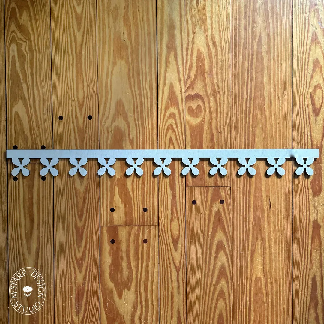 The Clover Mstarr Design Studio X BOA Decorative Trim Unfinished Wood Laser Cut Baltic Birch DIY ... | Etsy (US)