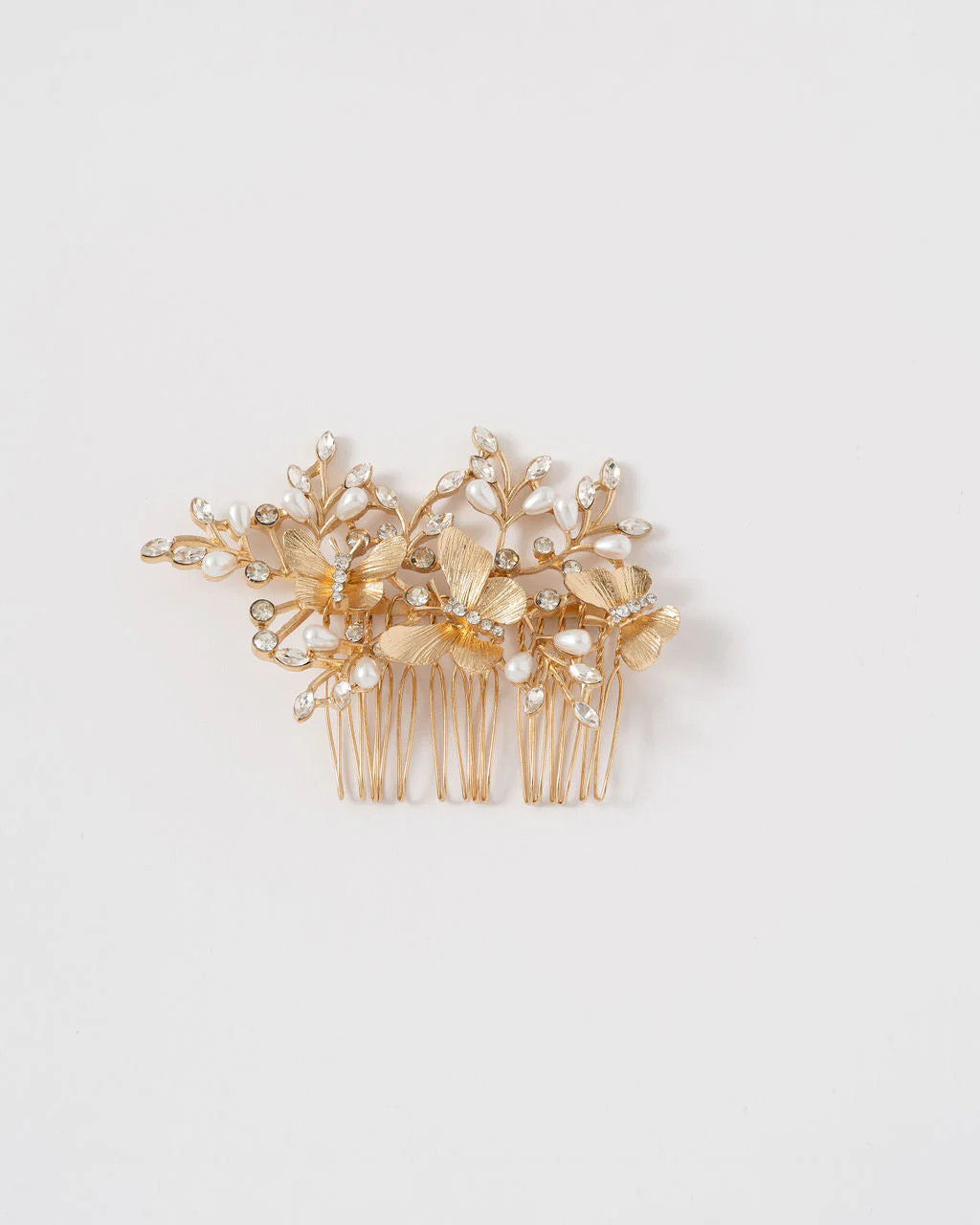 Elizabeth Butterfly Embellished Hair Comb Clip | VICI