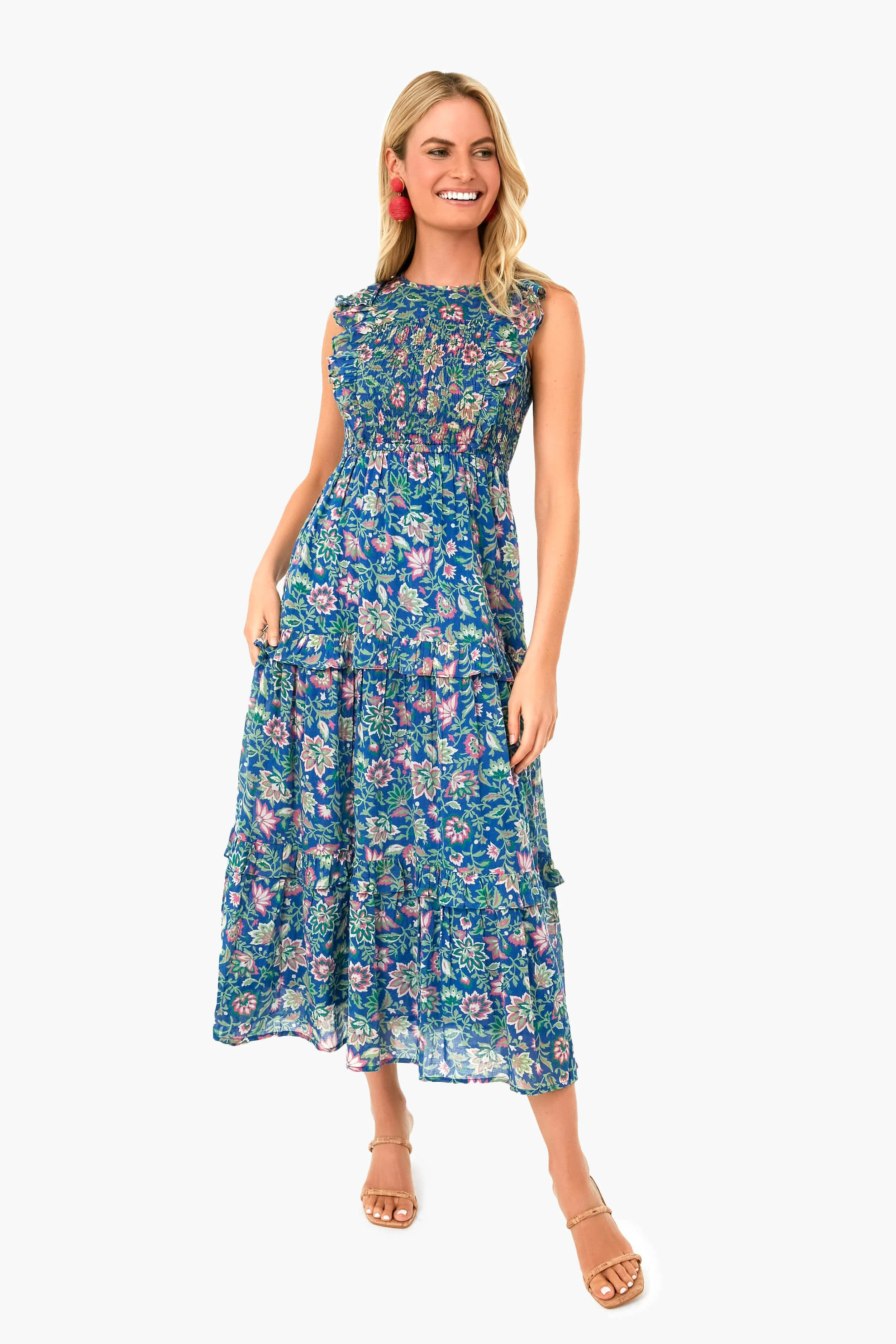 Surf Poppy Mallow Iris Dress | Tuckernuck (US)