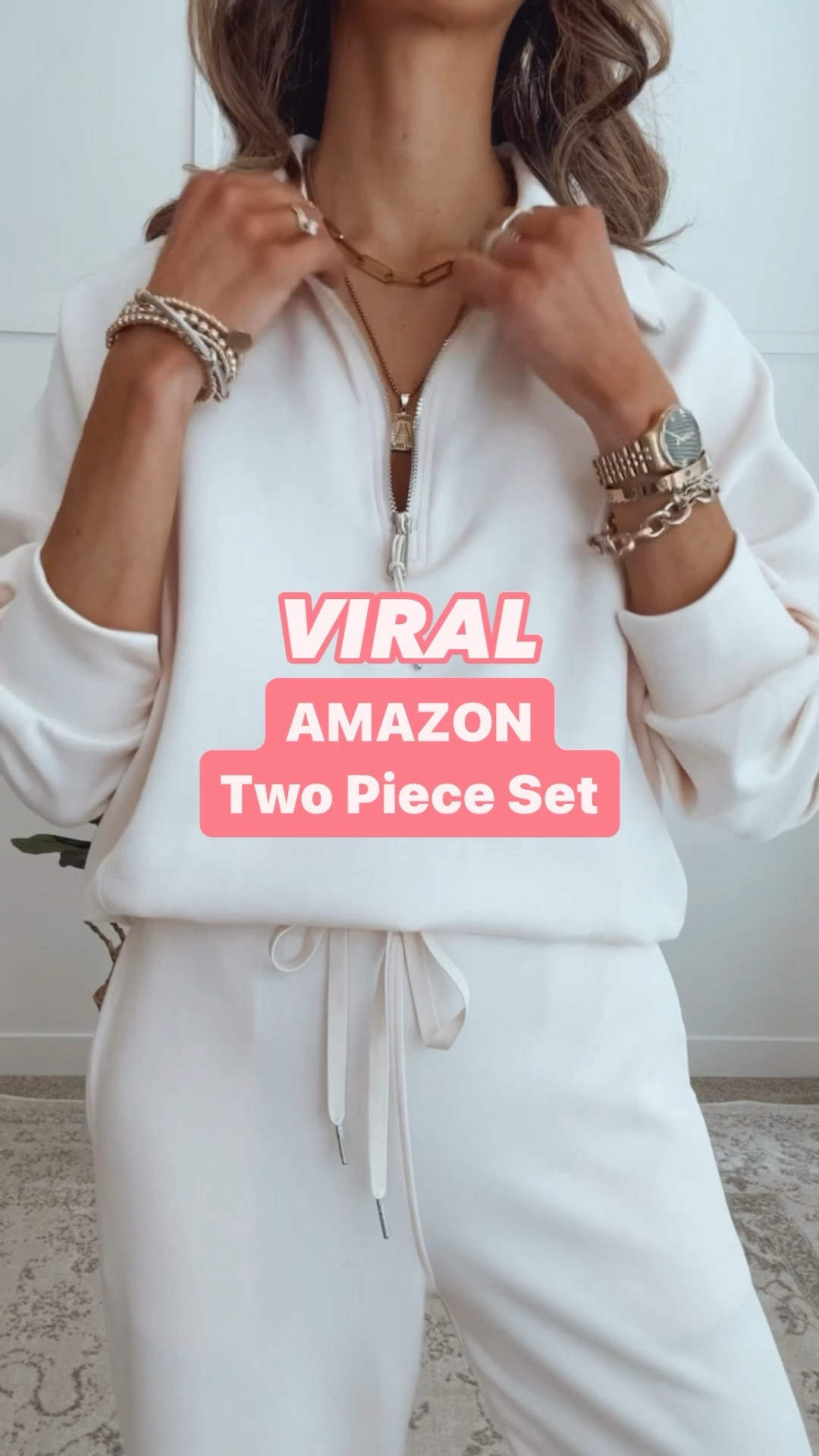 ✨These viral sets are SO COMFY!! Wear to lounge or dress up with a blazer or overcoat for the airport. 

✨I’m wearing my true to size, small.

#airportoutfit #traveloutfit #athlesiure 

#LTKfindsunder100 #LTKSpringSale #LTKstyletip