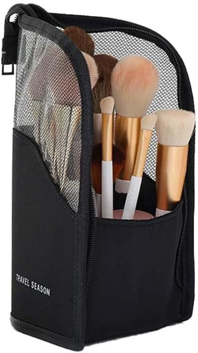 Standing Toiletry Bag for Travel: EVA Cosmetic Bag with Structured Design, Waterproof Makeup Orga... | Amazon (US)