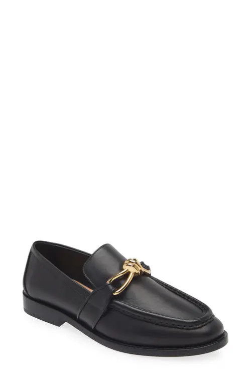 Bottega Veneta Astaire Knot Bit Loafer in Black at Nordstrom, Size 8.5Us | Nordstrom