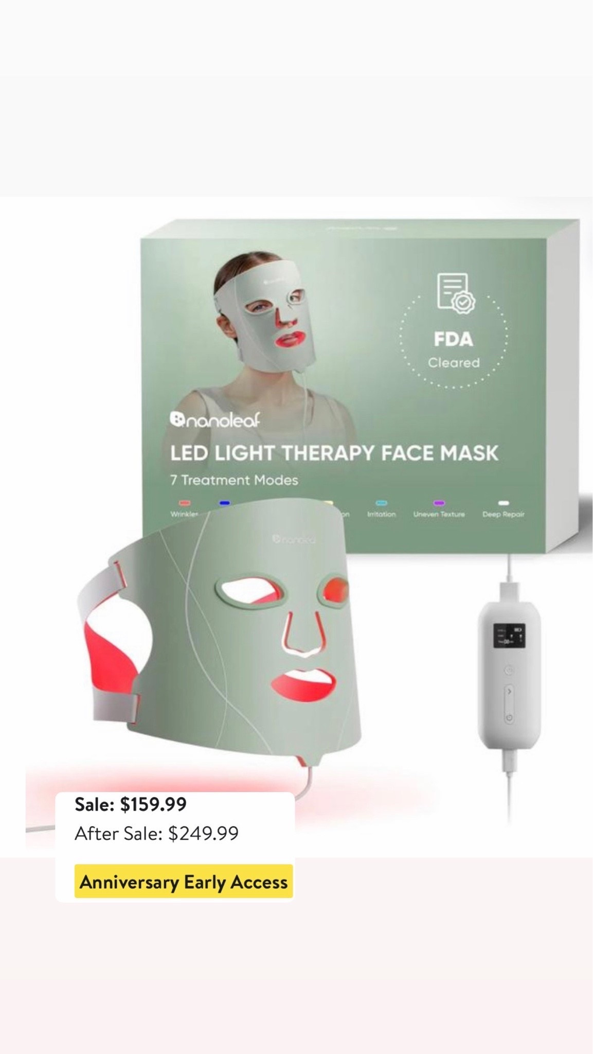 Nordstrom Anniversary sale red light mask

#LTKSaleAlert #LTKBeauty #LTKOver40