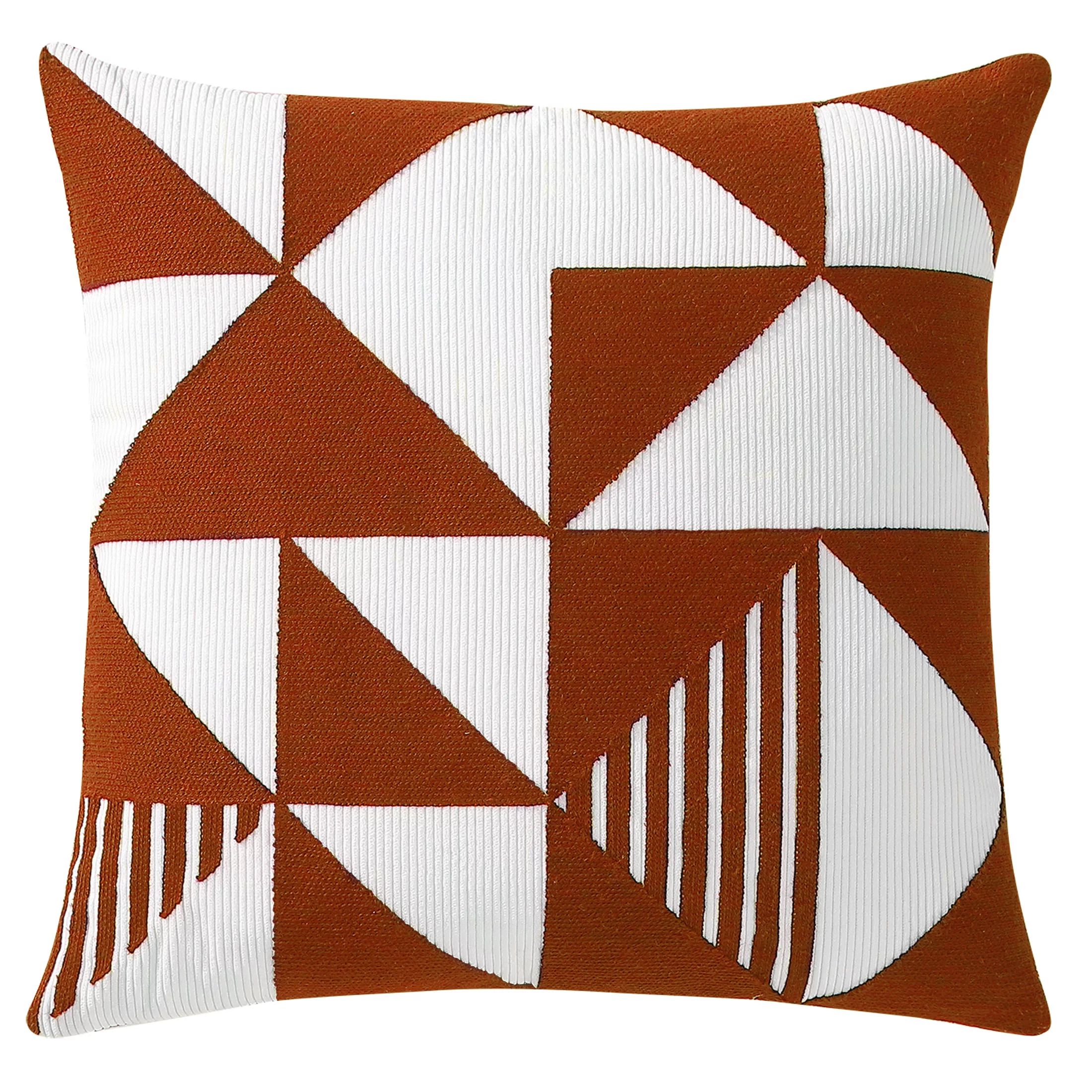 Mainstays, Catina Geo Decorative Pillow, Square, 18"x18", Multi, 1 Pack - Walmart.com | Walmart (US)