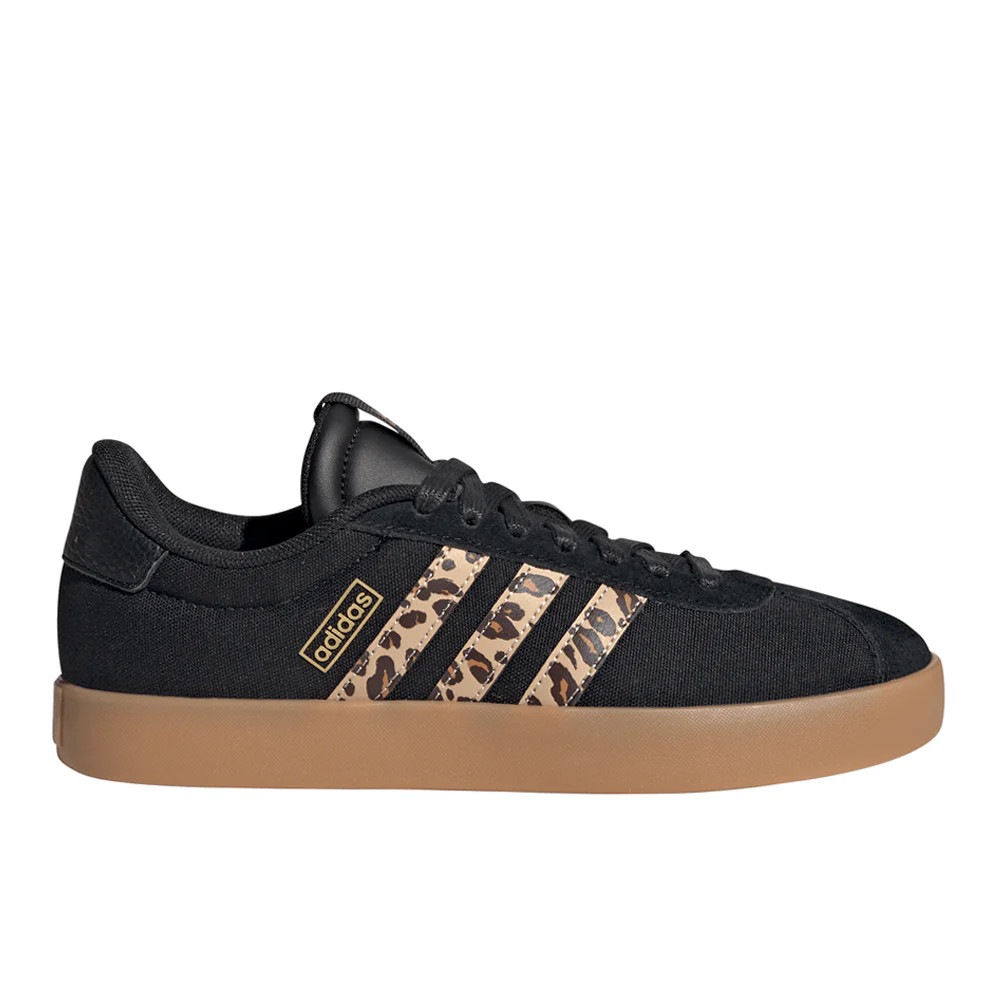Shop Black Womens VL Court 3.0 Cheetah Lace Up Sneakers | Shoebacca