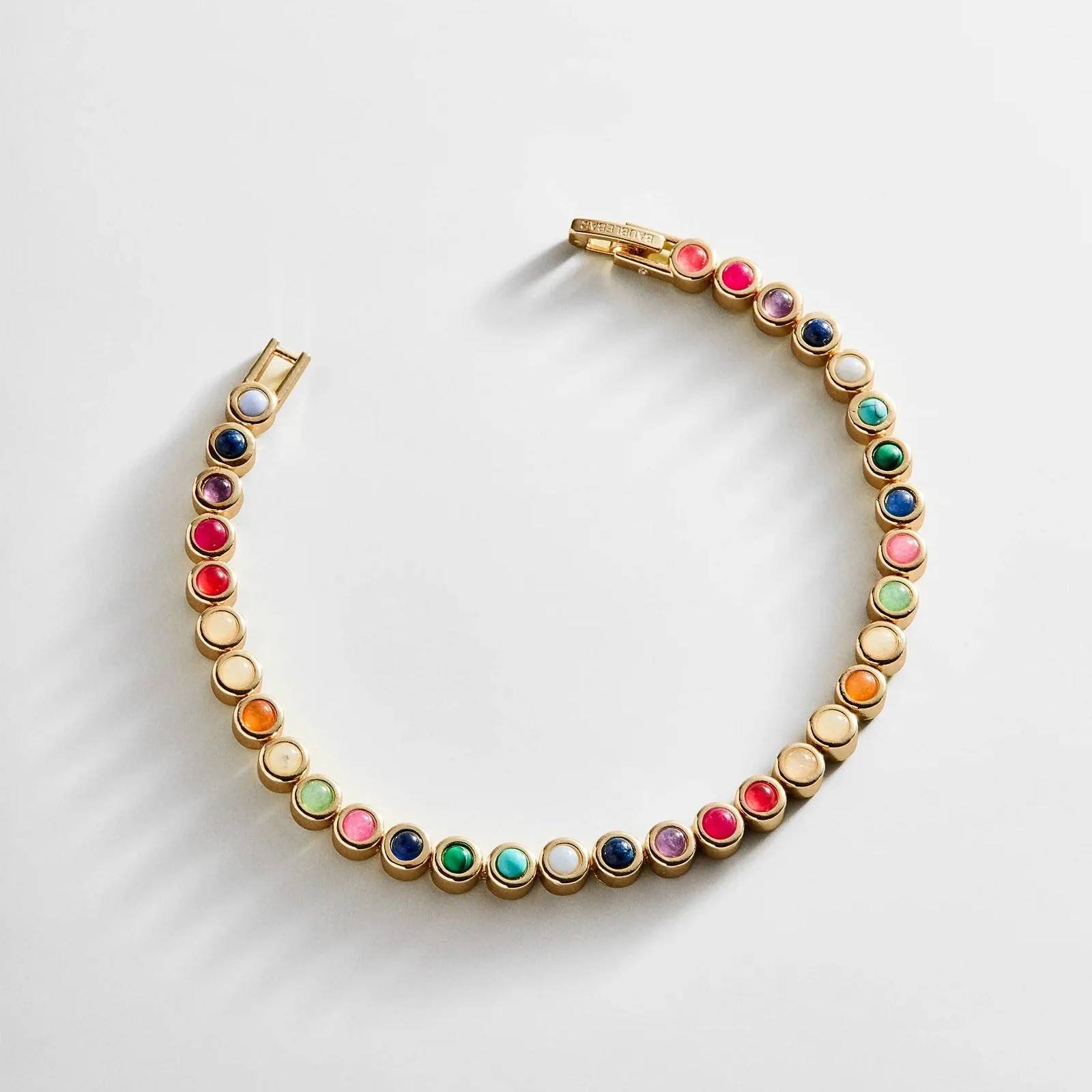 Nina Semi-Precious Bracelet - Gold/Multi - 7.15 | BaubleBar