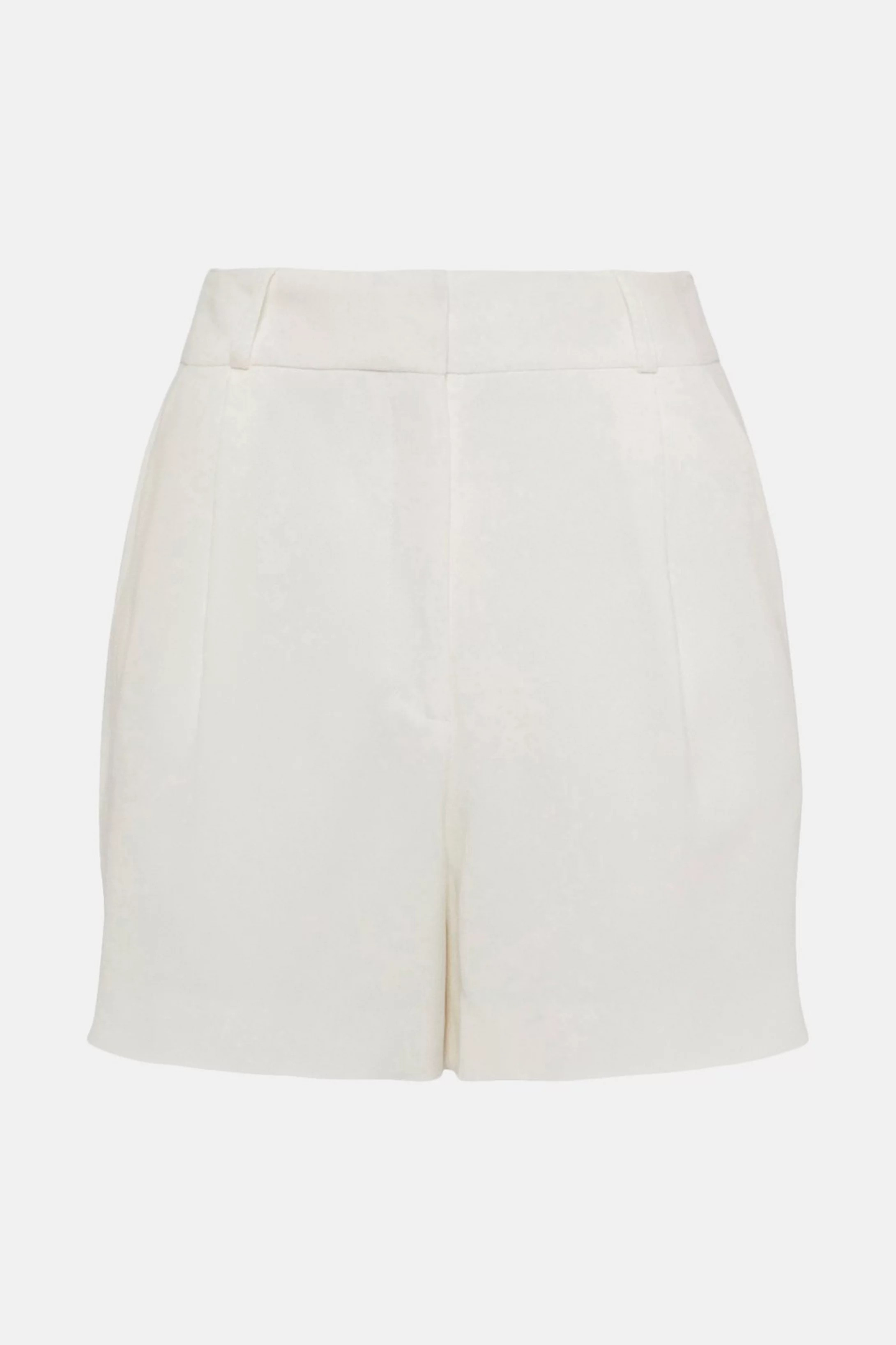 Viscose Satin Crepe Relaxed Tuxedo Short | Karen Millen UK & IE