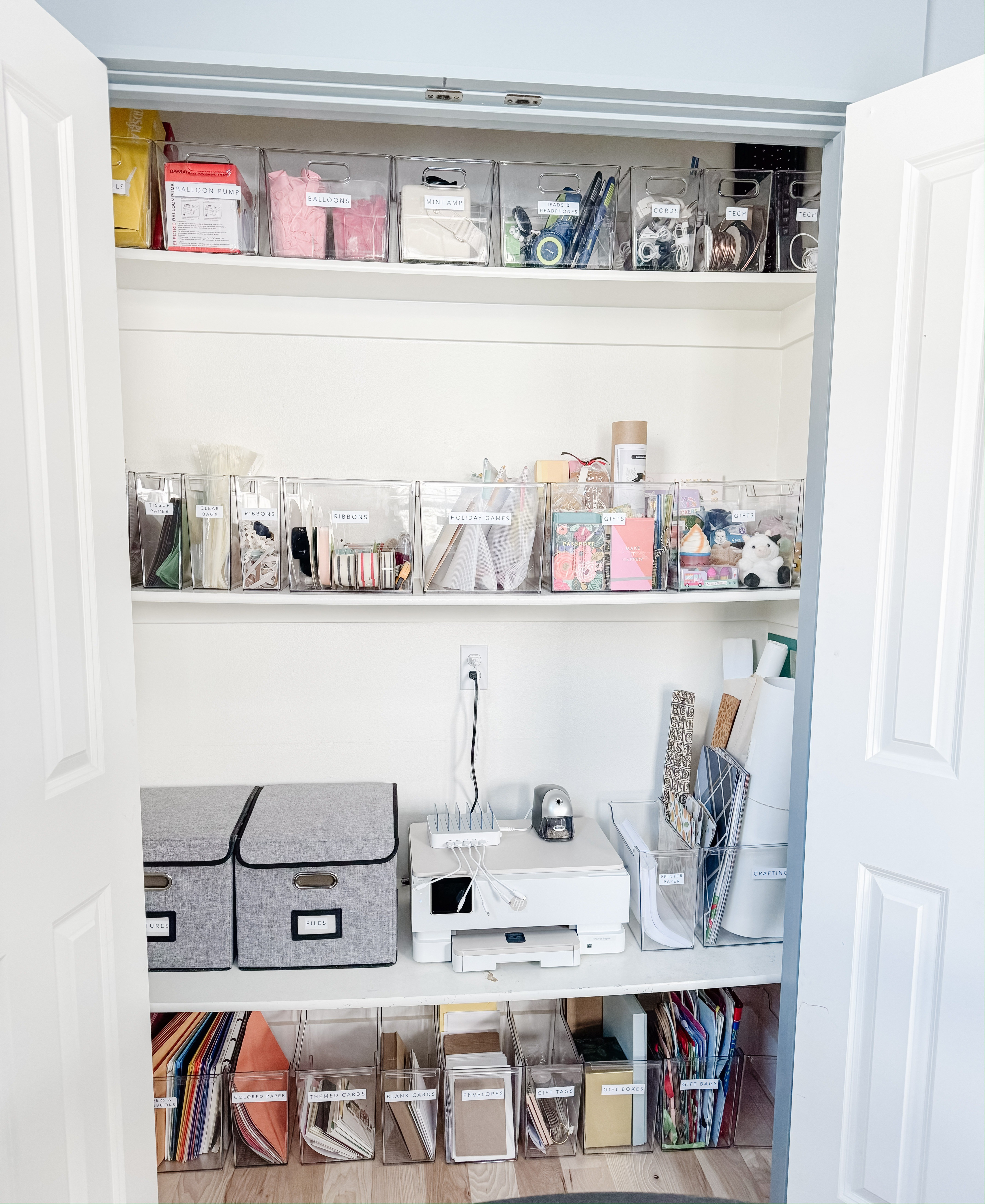 Shop office closet organization. #LTKorganize 

#LTKHome #LTKMens