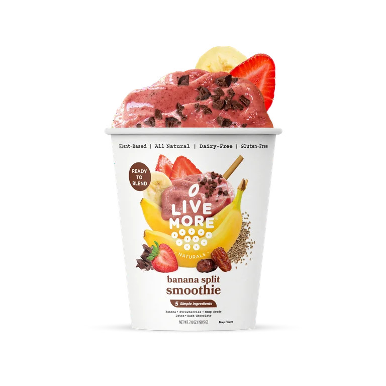 LiveMore Naturals Banana Split Smoothie | Walmart (US)
