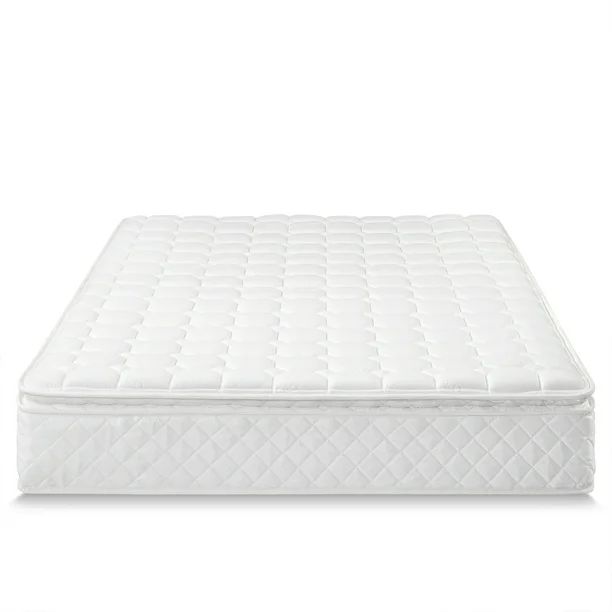 Zinus Dream Pillow Top 10" Hybrid Mattress - Comfort Foam and Pocket Spring, Queen | Walmart (US)