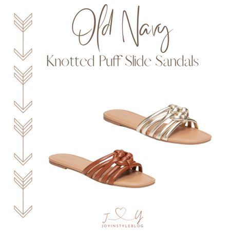 Old Navy Knotted Puff Slide Sandals

#LTKShoeCrush #LTKFindsUnder50 #LTKTravel