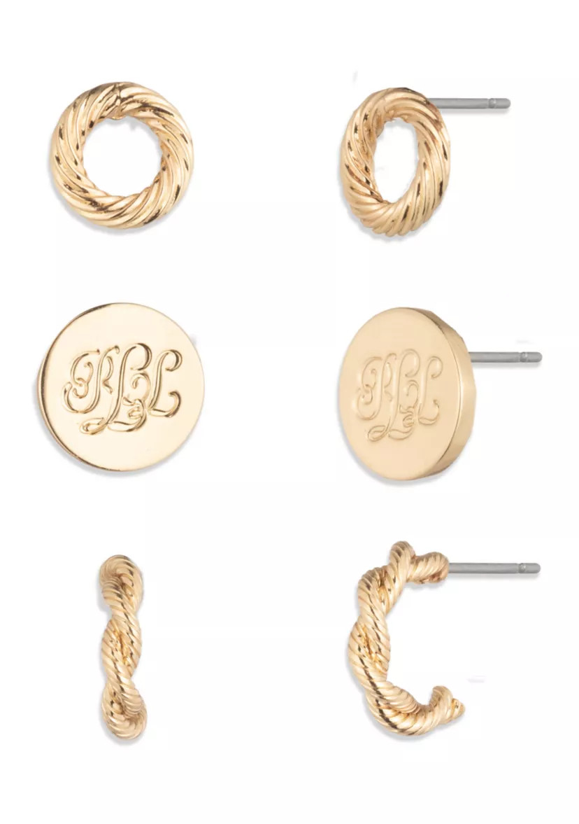 Rope Trio Earrings | Belk