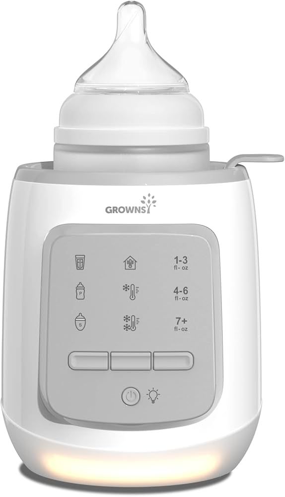 GROWNSY Bottle Warmer, 9-in-1 Water Bath Nutri Baby Bottle Warmer, Fast & Easy Milk Warmer for Br... | Amazon (US)