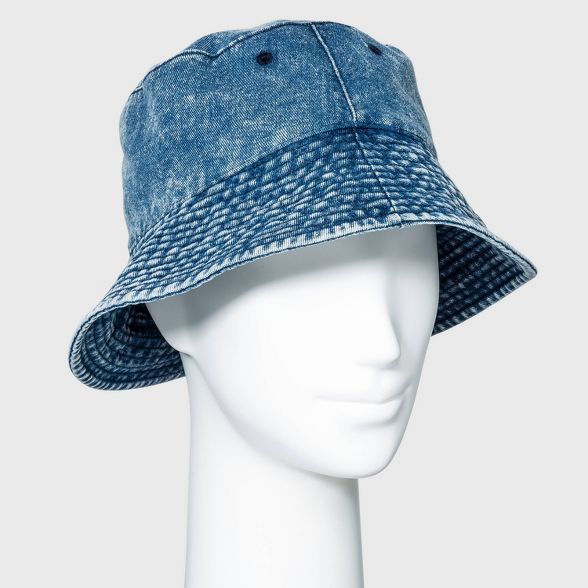 Women's Denim Bucket Hat - Wild Fable™ Denim Blue | Target