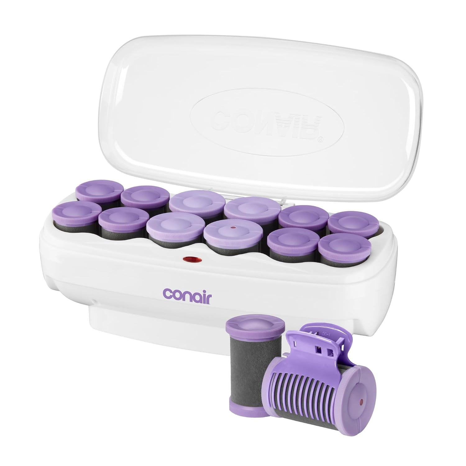 Conair Ceramic 1 1/2-inch and 1 3/4-inch Hot Rollers, Bonus: Super Clips Included (Amazon Exclusive), Create Big Curls and Voluminous Waves | Amazon (US)