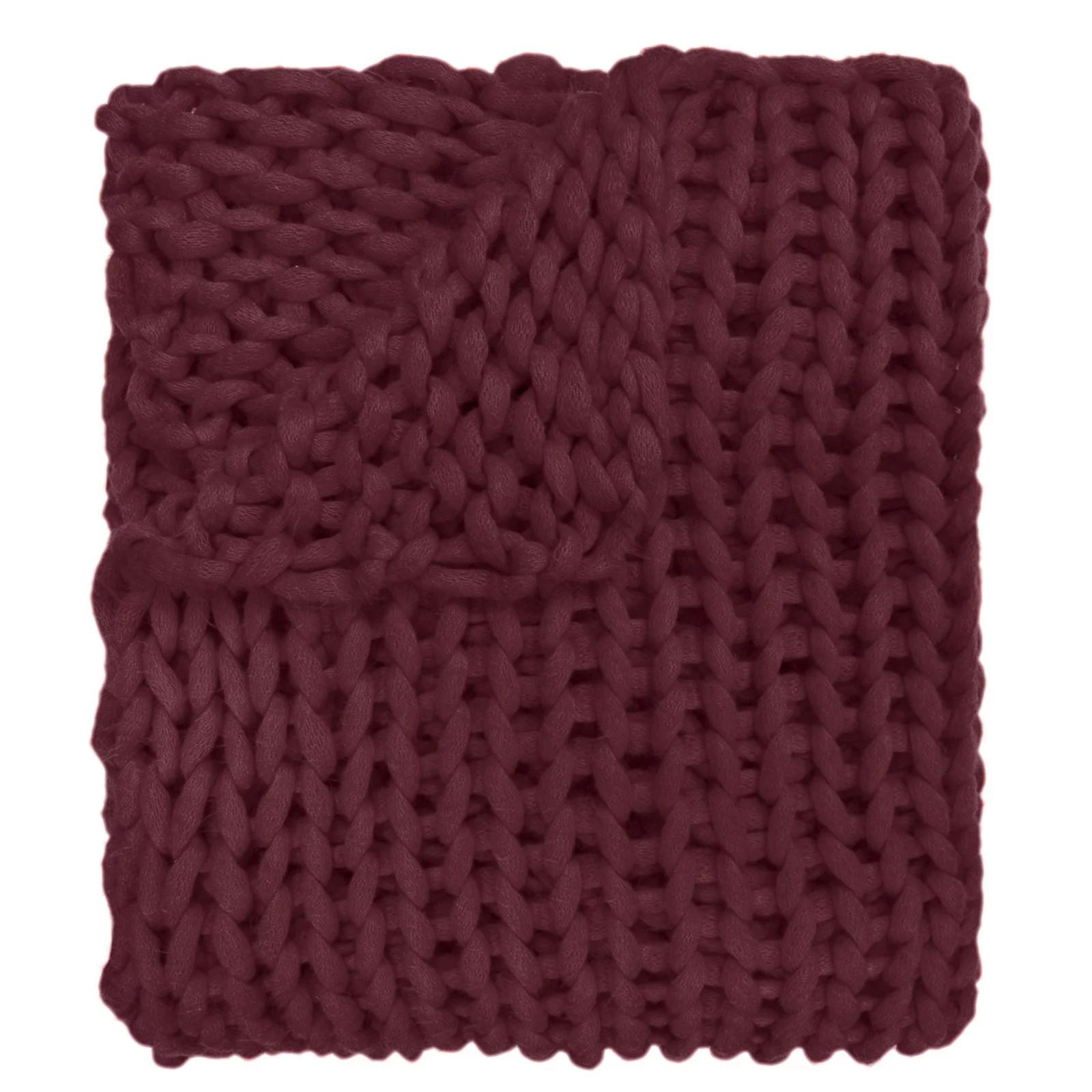 Donna Sharp Chunky Knit Throw, Red | Kohl's