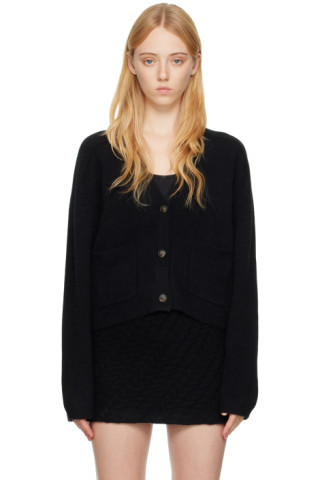 Black Saura Cardigan | SSENSE