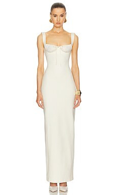 Helsa The Yasmin Dress in Baby Yellow from Revolve.com | Revolve Clothing (Global)