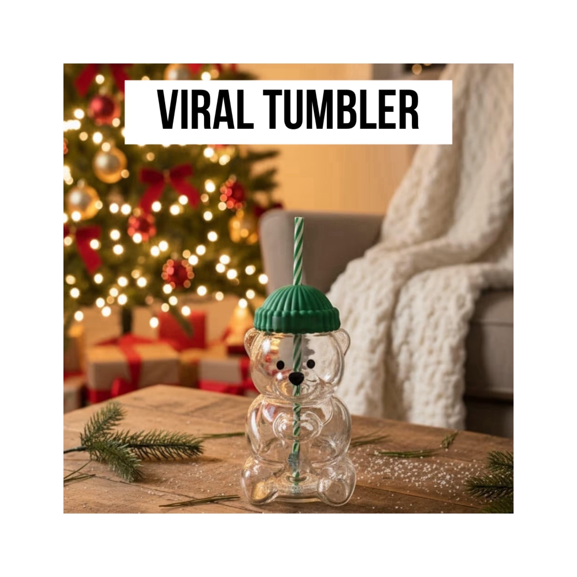 Viral tumbler without the Starbucks logo 

#LTKHoliday #LTKSeasonal #LTKHome