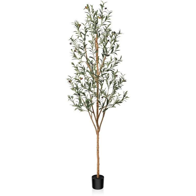 Kazeila Artificial Olive Tree 7FT Tall Faux Silk Plant for Home Office Decor Indoor Fake Potted T... | Walmart (US)
