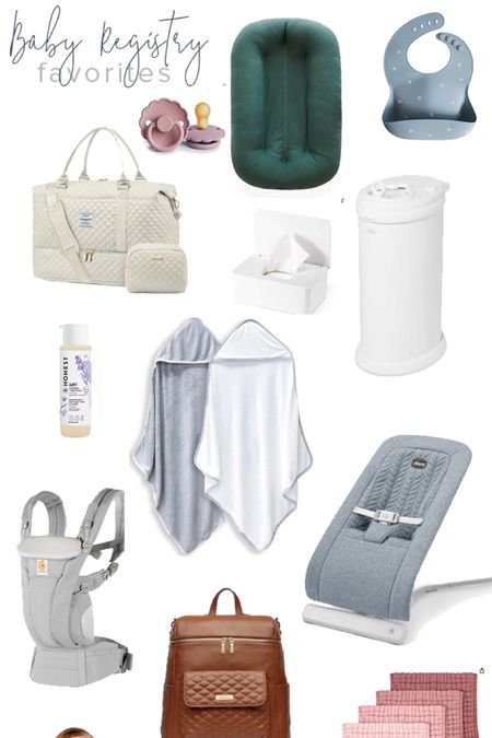 Some favorite baby products we registered for! 