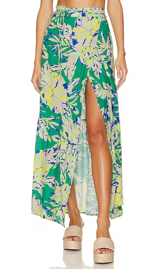 Maaji Autumn Wrap Skirt in Green. - size M | Revolve Clothing (Global)