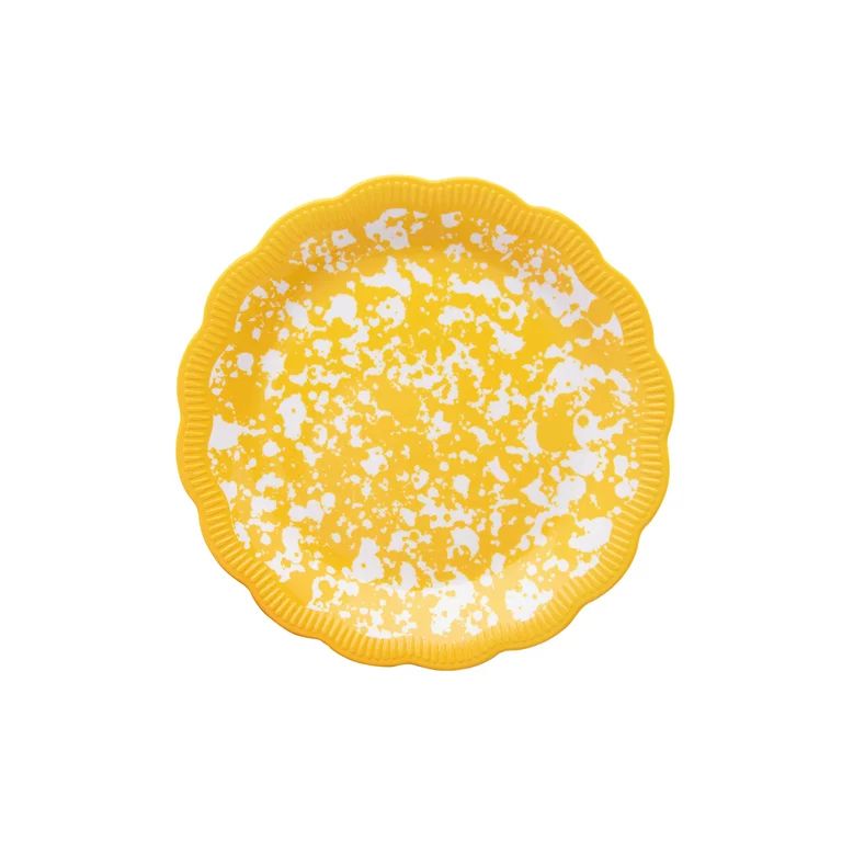 The Pioneer Woman Country Splatter Melamine Appetizer Plate, Yellow | Walmart (US)