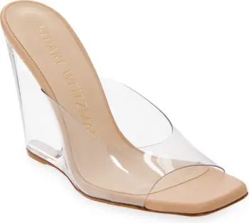 Tia 100 Lucite® Wedge Sandal (Women) | Nordstrom