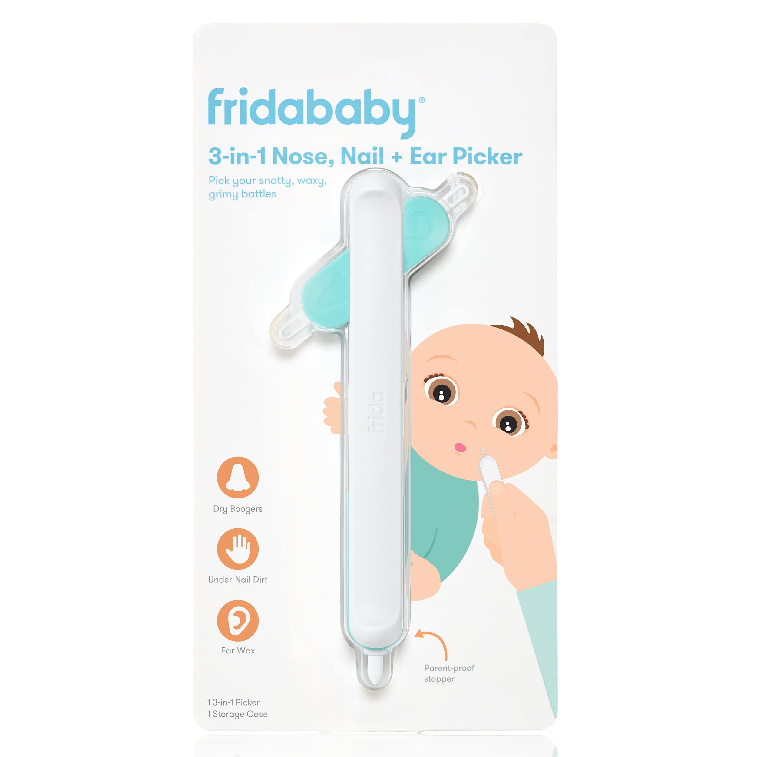 Frida Baby 3-in-1 Nose, Nail + Ear Picker | Amazon (UK)
