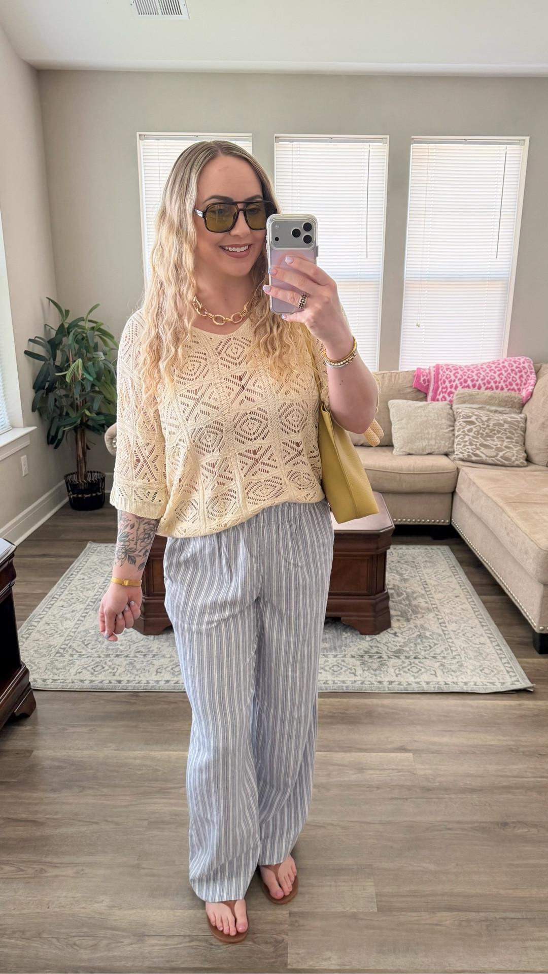 Beachy, breezy, and tall girl approved 🌊🤍

I have been on the hunt for a good pair of beach linen pants a that are tall forever. These linen pants are so lightweight and comfortable the perfect spring to summer staple. And if you’re tall you already know how hard it is to find a good length 🙌🏼

Perfect for: beach days, vacation, travel days, errands, or a casual chic everyday look

Paired with a lightweight knit + sandals for that effortless coastal vibe ✨

#linenpants #beachvibe #springoutfitideas #outfitinspiration #ootd



#LTKSeasonal #LTKTall #LTKootd