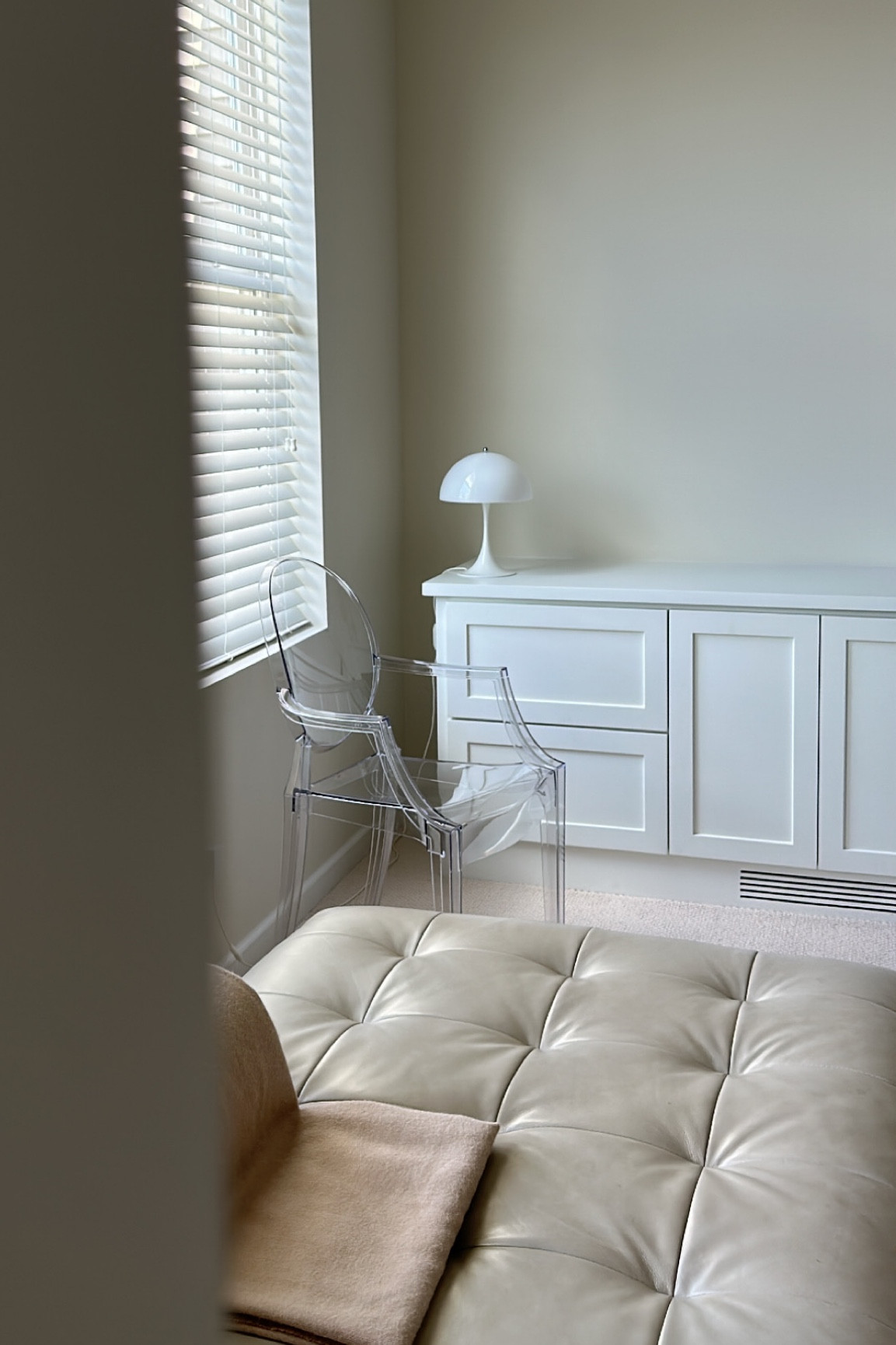 Two of my favorite pieces at home 

Lamp: Panthella Mini in Opal White 
Chair: Louis Ghost Chair 

#LTKsalealert #LTKhome #LTKFind