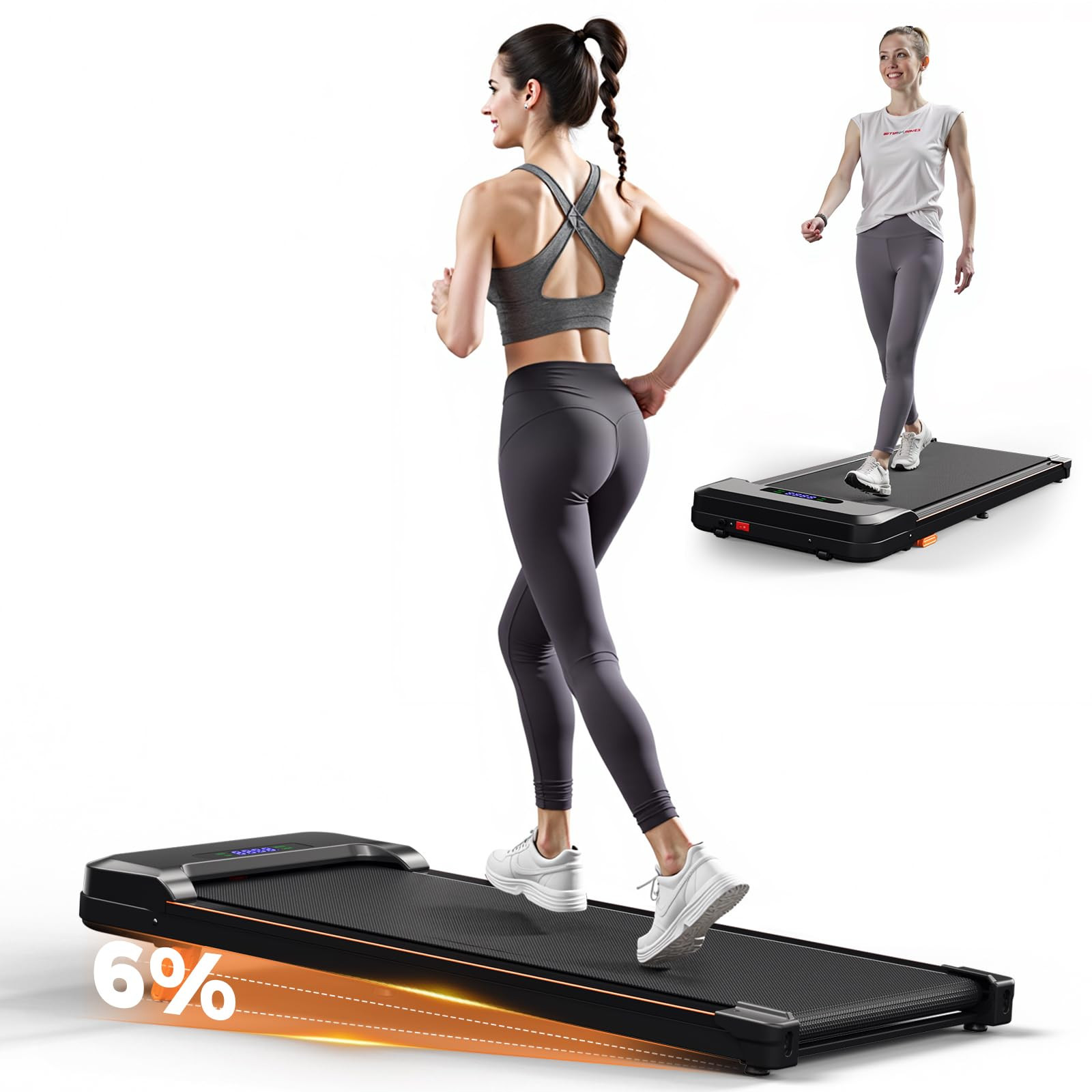 AIRHOT 3in1 Walking Pad - 2.5HP Walking Pad Treadmill with 6% Incline, LED Display, Remote Contro... | Amazon (US)