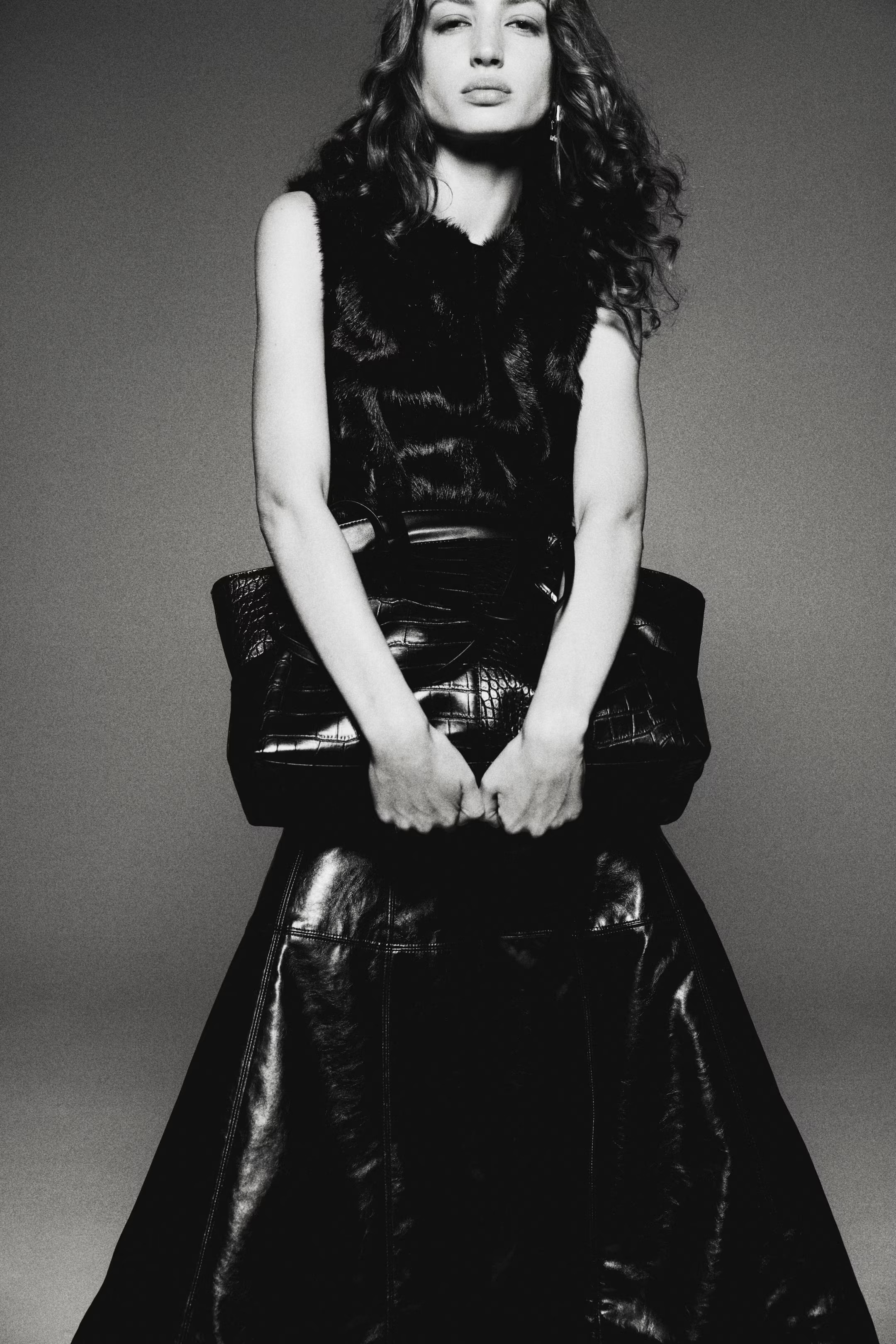 Coated Circle Skirt | H&M (US + CA)