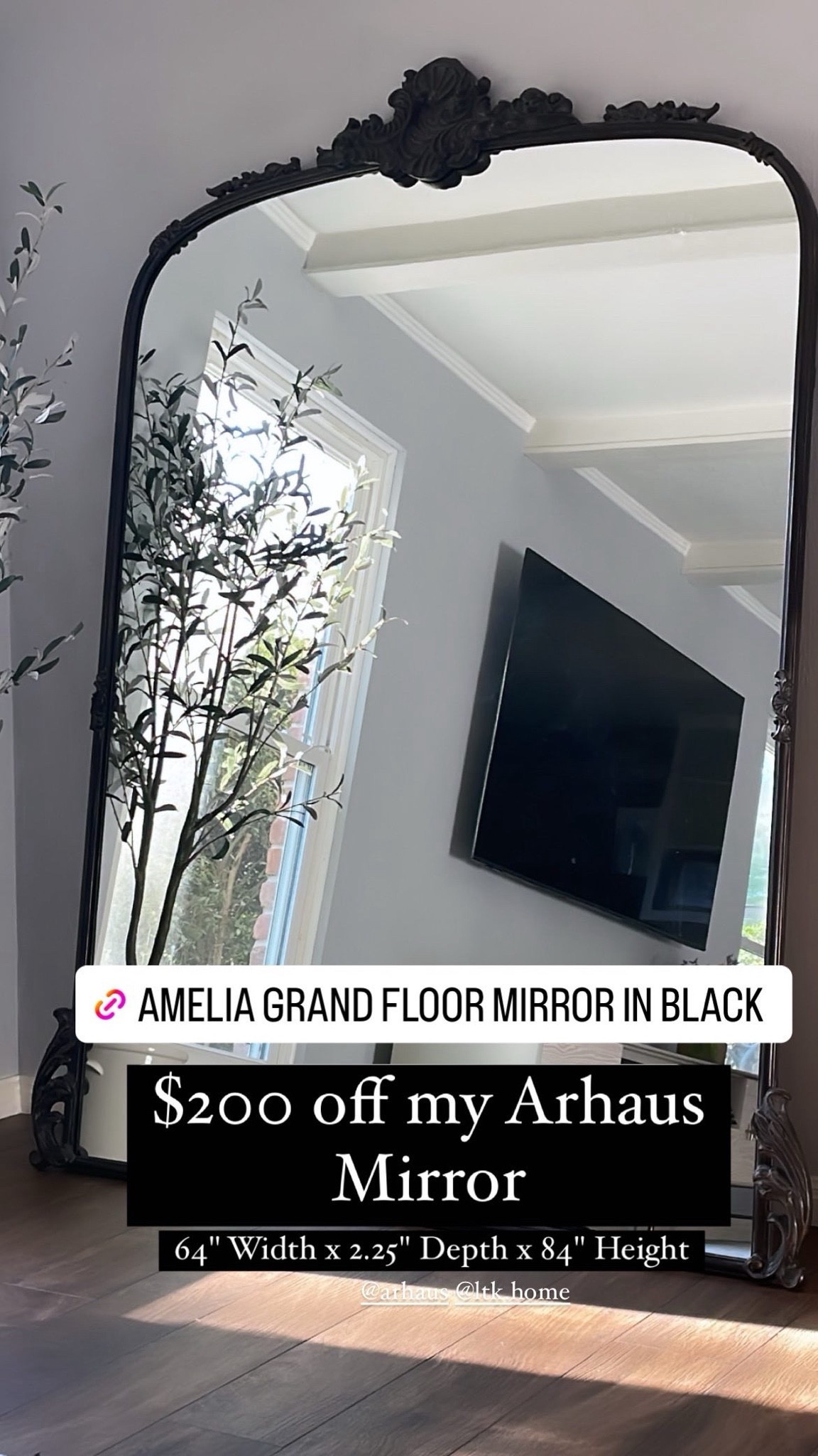 Amelie Grand Floor Mirror curated on LTK