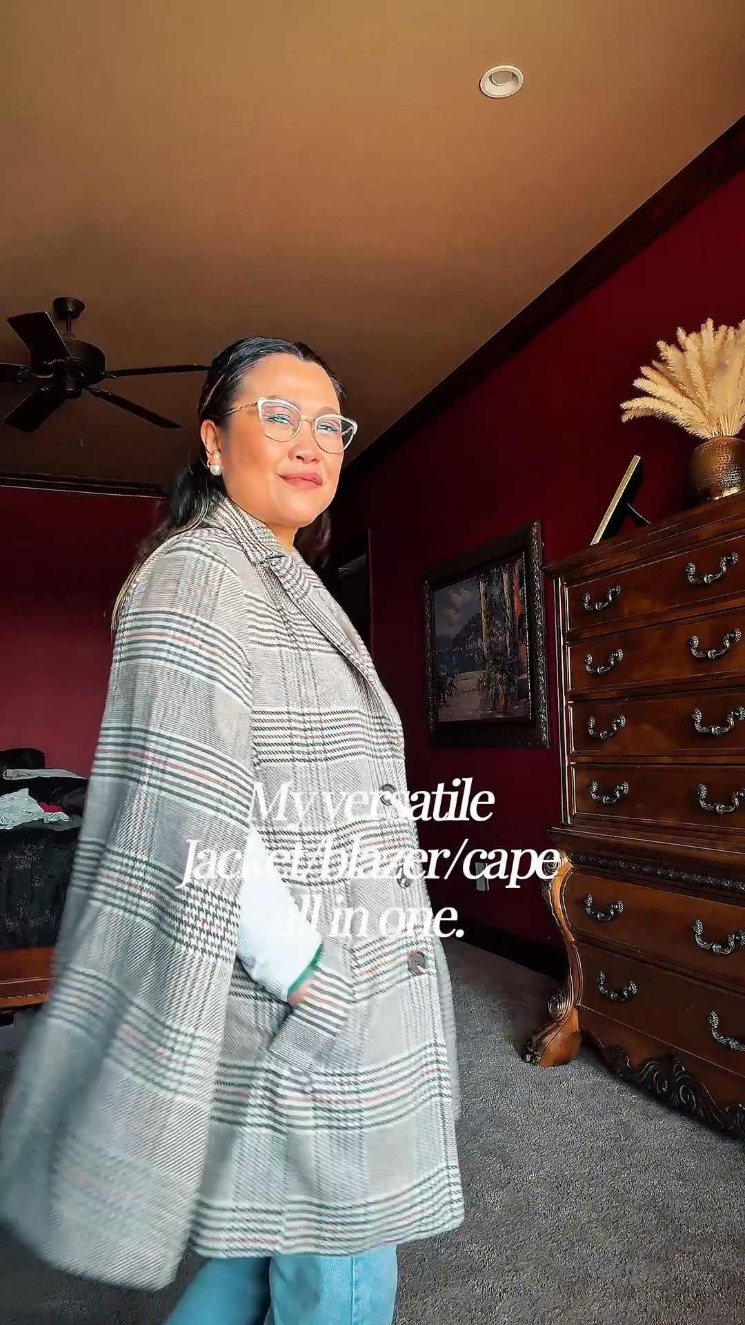 Boss lady uniform, on repeat by design.

Classic jeans.
A quality long sleeve bodysuit.
A tailored vest.
Finished with a statement jacket that works as a cape, blazer, and confidence layer all in one.

This is how I build a wardrobe that works as hard as I do. I invest in timeless, well made pieces that earn their place through repeated wears, endless styling, and years of relevance.

Trends come and go. Classics stay ready.
Shop the pieces I reach for again and again.

#LTKPetite #LTKWorkwear #LTKOver40