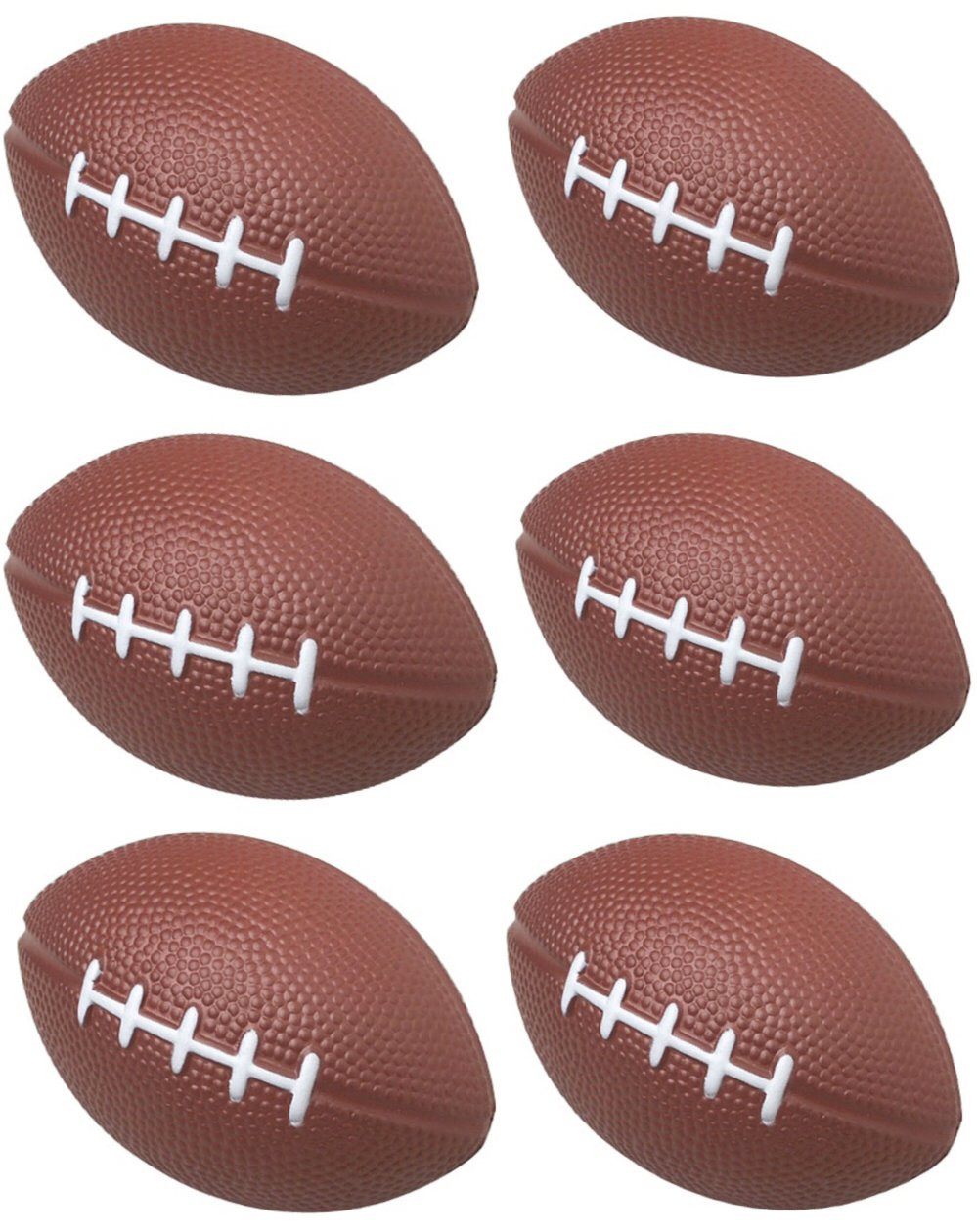 GiftExpress 1 Dozen 4" Foam Mini Football Stress Balls, Mini Sport Balls, Superbowl Decoration Pa... | Amazon (US)