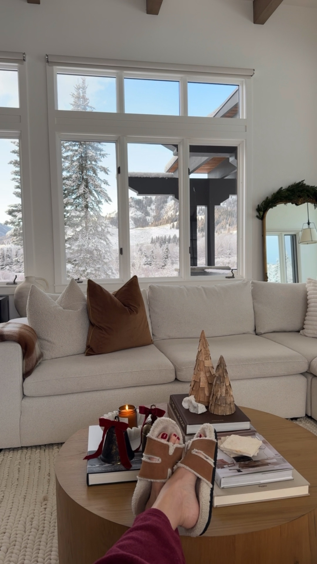 Cozy winter living room❄️🏔️

Home decor
Amazon pillows
Floor mirror
Coffee table 

#LTKHome #LTKHoliday #LTKSeasonal