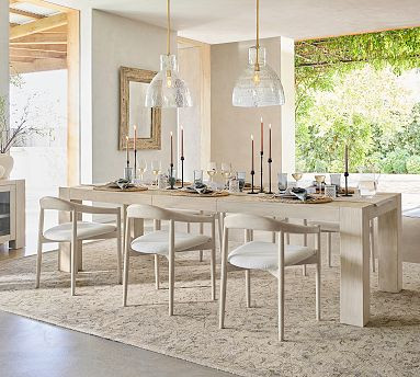 Laguna Rectangular Extending Dining Table (86"-110") | Pottery Barn (US)