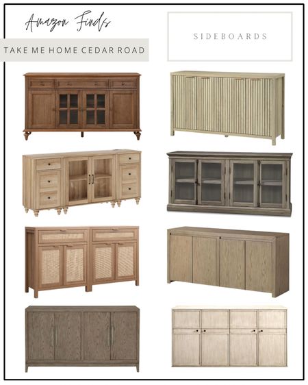 AMAZON FINDS - sideboards

Sideboard, accent cabinet, buffet, storage cabinet, living room, dining room, tv stand, amazon home, Amazon finds 

#LTKhome #LTKsalealert