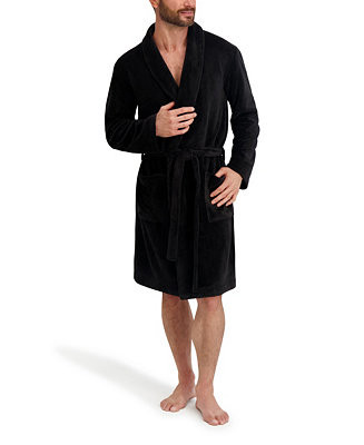 Men's Adjustable Plush Robe | Macy's