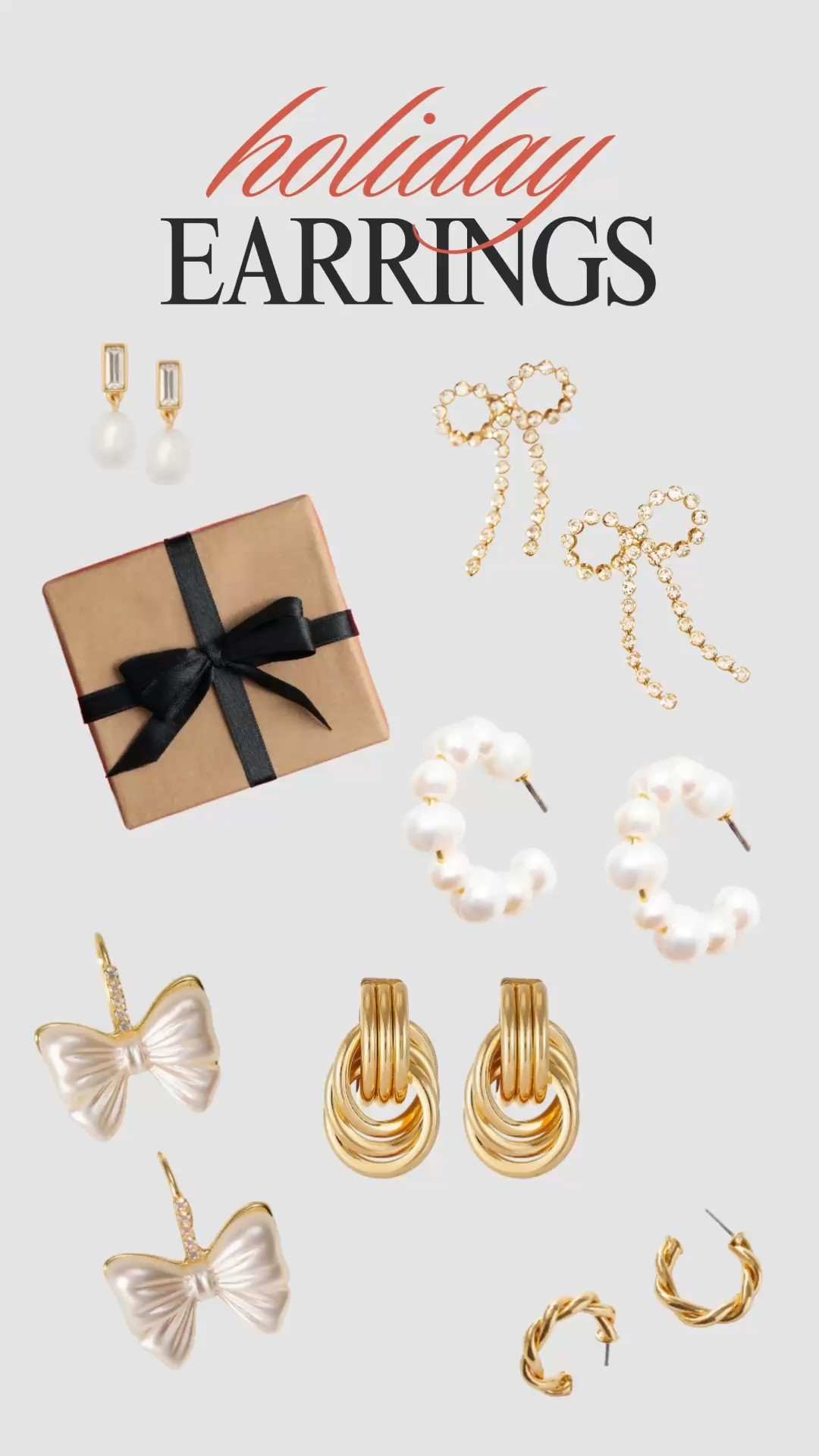 Holiday earrings, Christmas earrings, must have holiday accessories 

#LTKHoliday #LTKGiftGuide #LTKCyberWeek