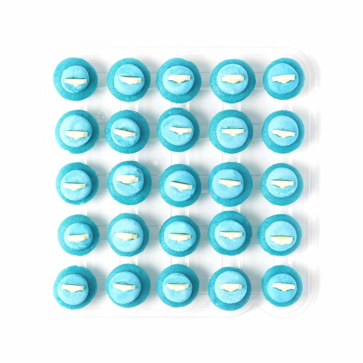 Gourmet Baby Boy Blue Cupcakes | Baked by Melissa