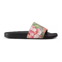 GG Blooms Supreme floral slide sandal | Gucci (US)