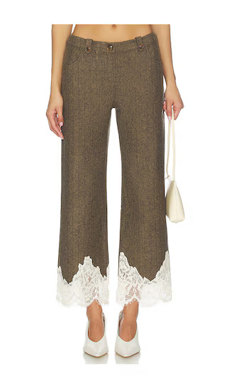 Vivienne Pant in Black & Beige | Revolve Clothing (Global)