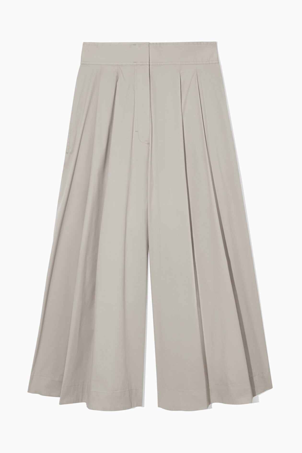 ELEGANTE CULOTTES MIT FALTEN - STEINGRAU | COS (EU)