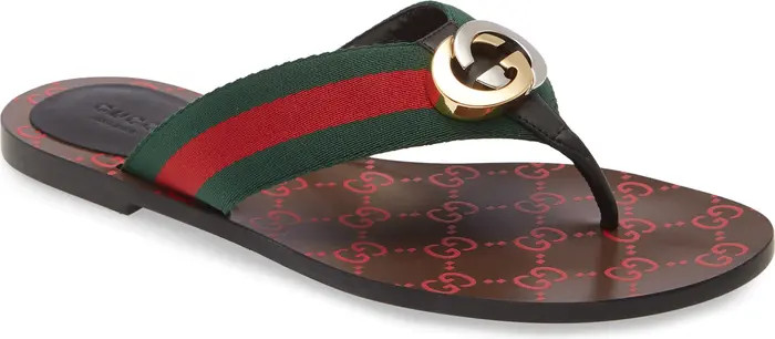 Kika GG Web Flip Flop | Nordstrom