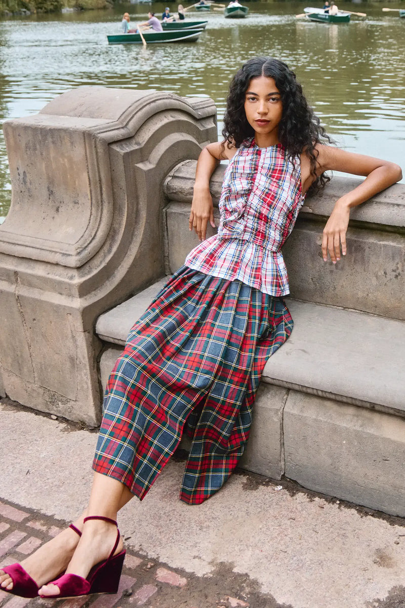 Dominic Skirt | Classic Plaid Skirt | Hunter Bell | Hunter Bell