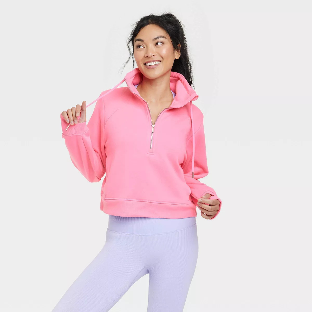 Women's Half Zip Fleece Pullover - All in Motion™ | Target